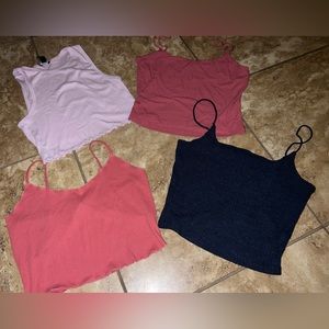SHEIN crop tank top bundle